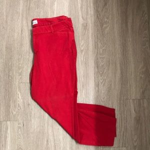 Red Ankle Dress Pants
